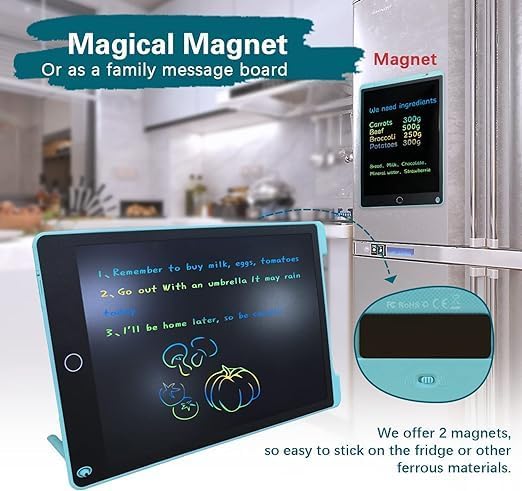 12 Inch LCD Writing Tablet | Magnetic Drawing