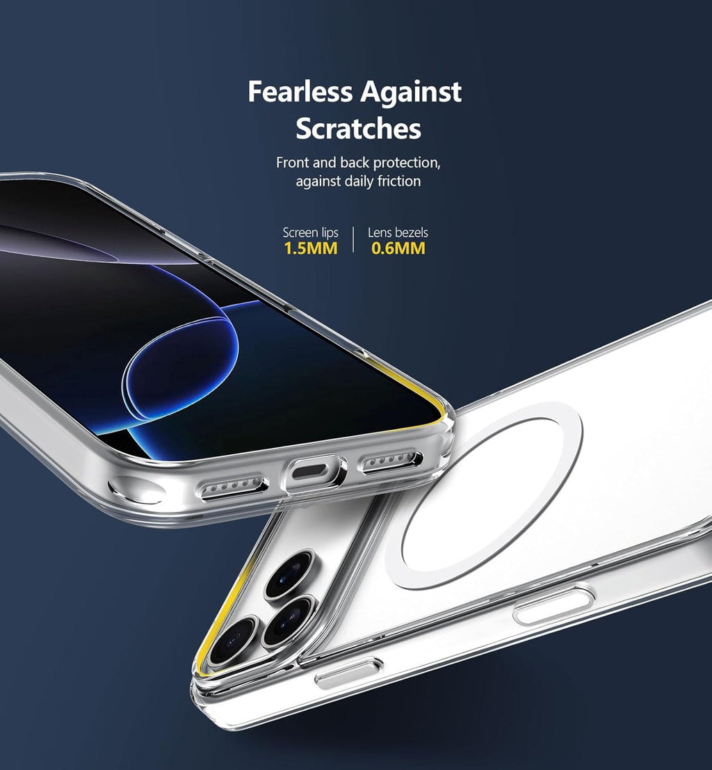 Magnetic Clear Case for iPhone 17 Pro Max