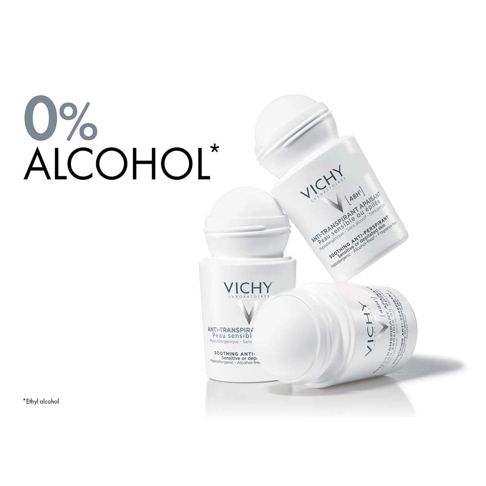 Vichy 48H Soothing Roll On Anti Perspirant