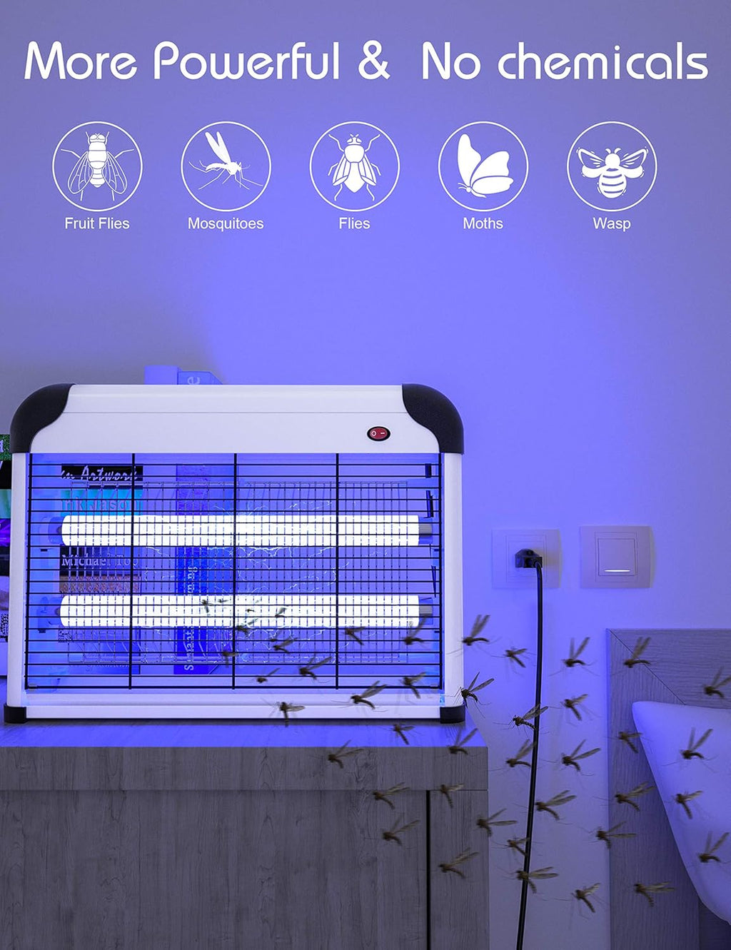 Electric Bug Zapper 20W UV Mosquito Killer