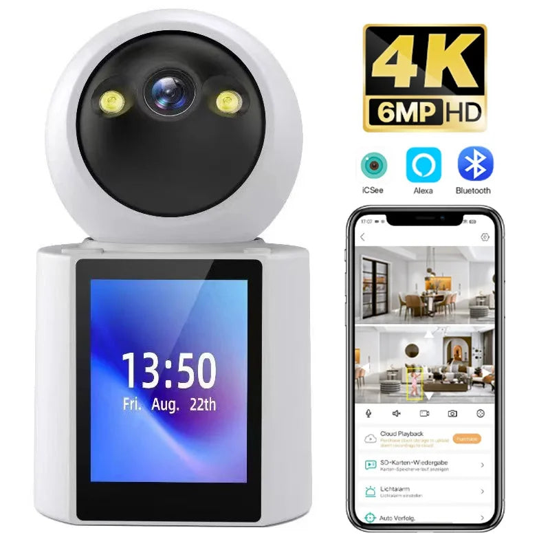 4K 6MP Smart PTZ IP Camera with AI Human