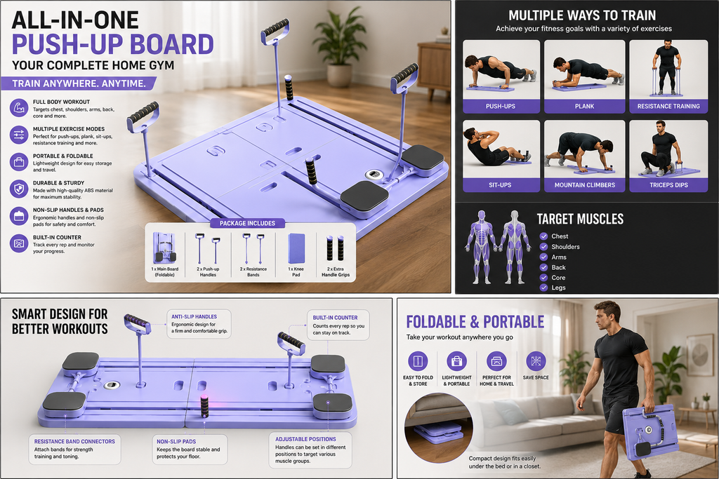 Versatile Upper Body Fitness Board