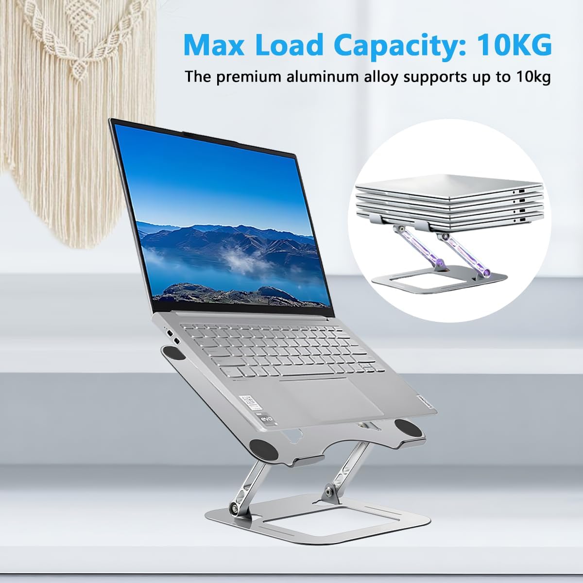 Adjustable Aluminum Laptop Stand