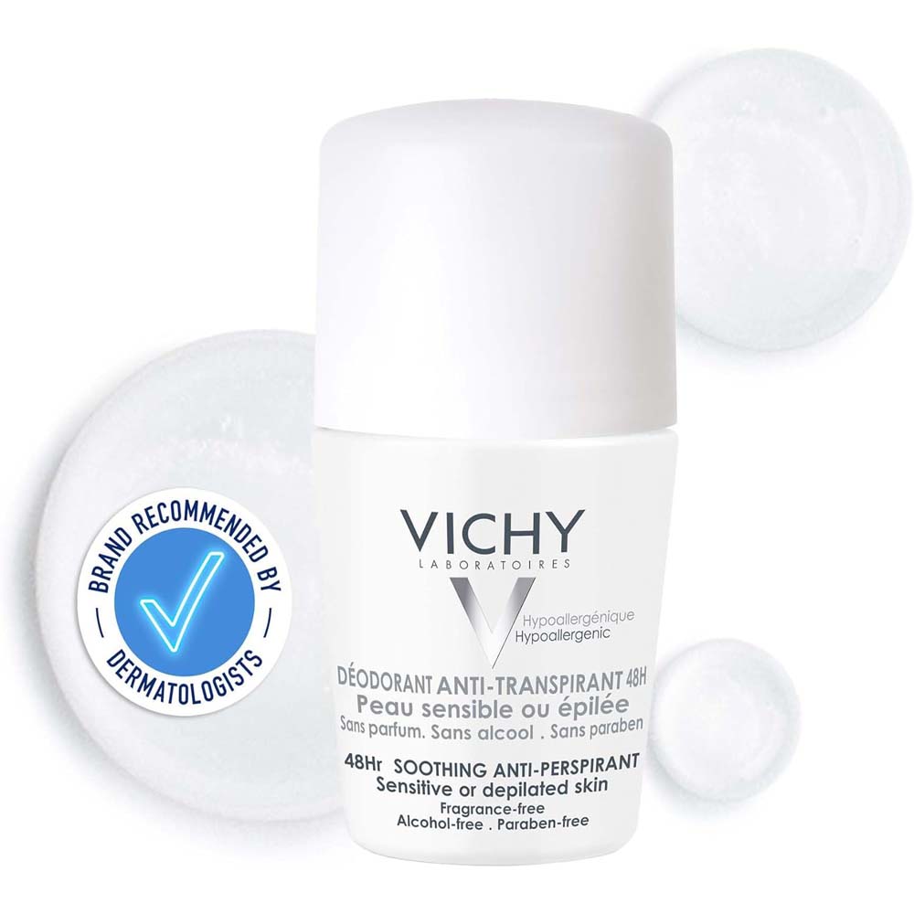 Vichy 48H Soothing Roll On Anti Perspirant