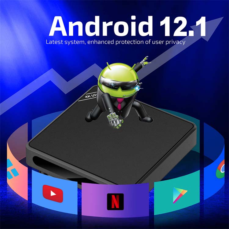 4K Ultra HD Android 15.0 TV Box 8GB RAM