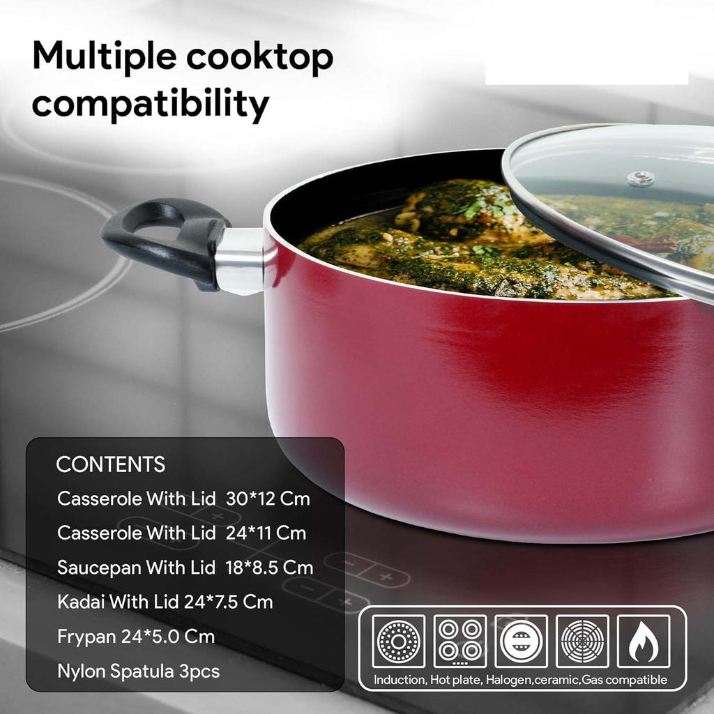 9-Piece Non-Stick Cookware Set