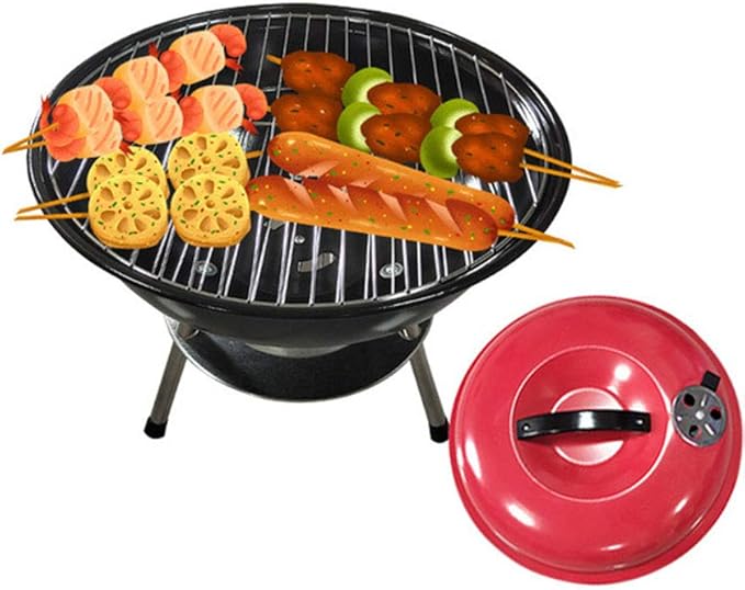 Large Charcoal Barbecue with Wheels