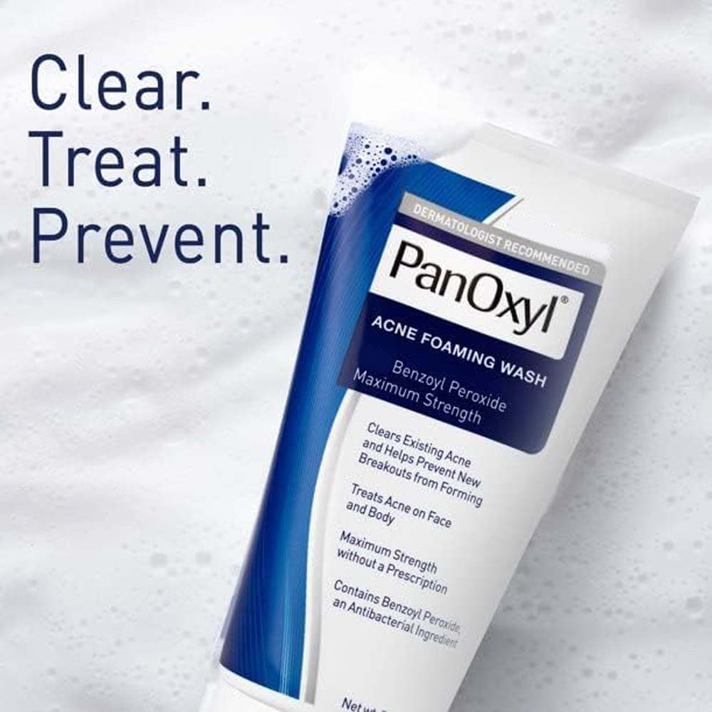 Panoxyl 4% Benzoyl Peroxide Acne Foaming Face Wash