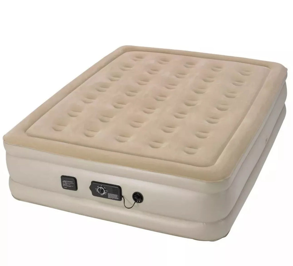 Queen-Size Inflatable Mattress with Built-in