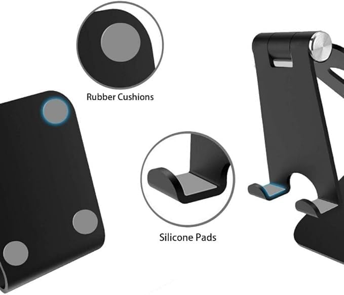 Fully Foldable Adjustable Cell Phone Stand