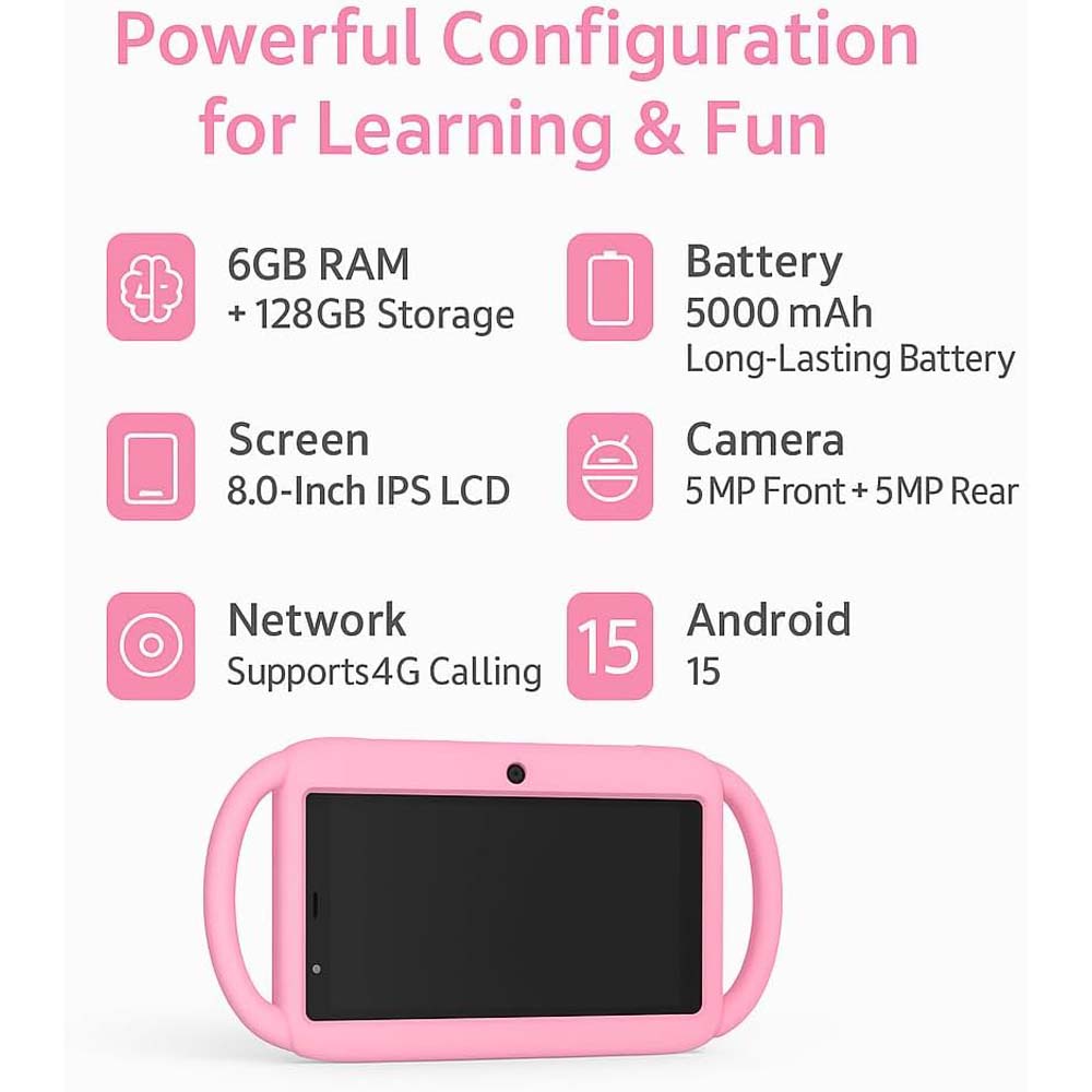 TAB 8 Kids Tablet 8-Inch HD IPS Display