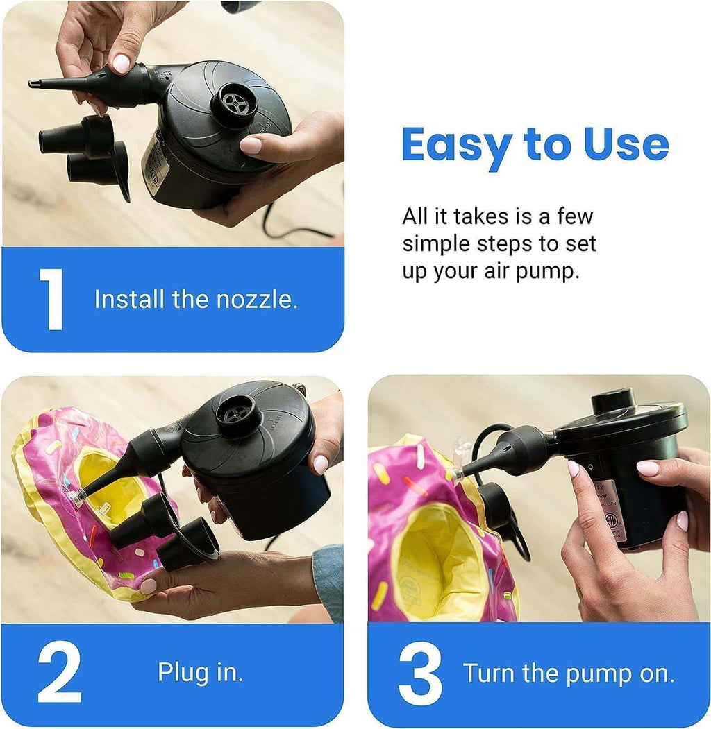 Electric Air Pump for Inflatable Pools