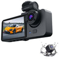 4-Inch Triple-Lens WiFi Dash Cam