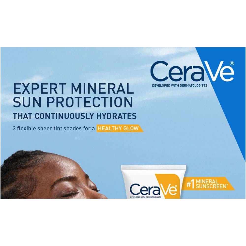 CeraVe Hydrating Mineral Sunscreen Face Lotion
