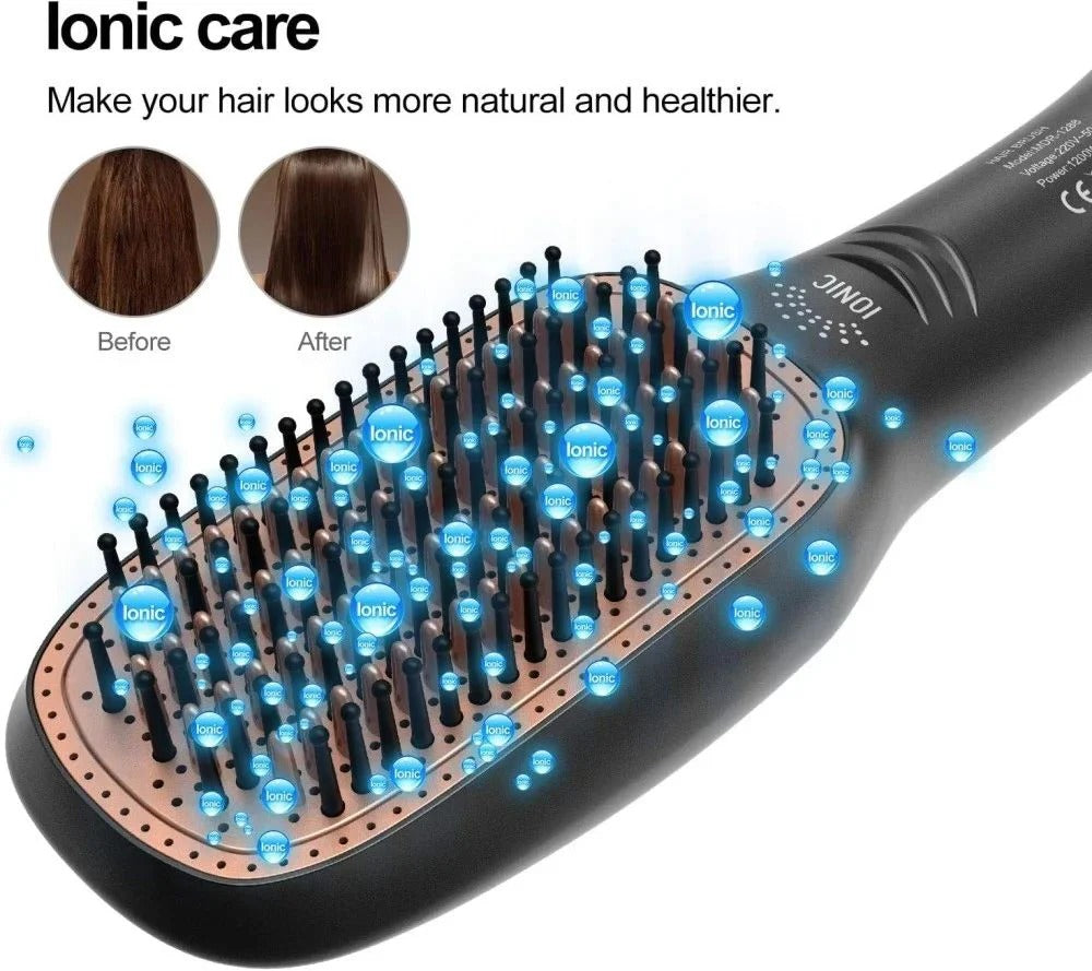 2-in-1 Hot Air Brush Hair Dryer
