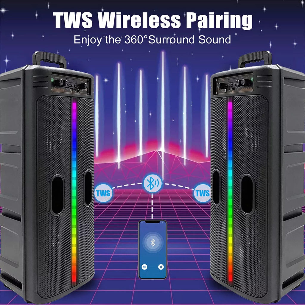 Portable 8-Inch Trolley Speaker