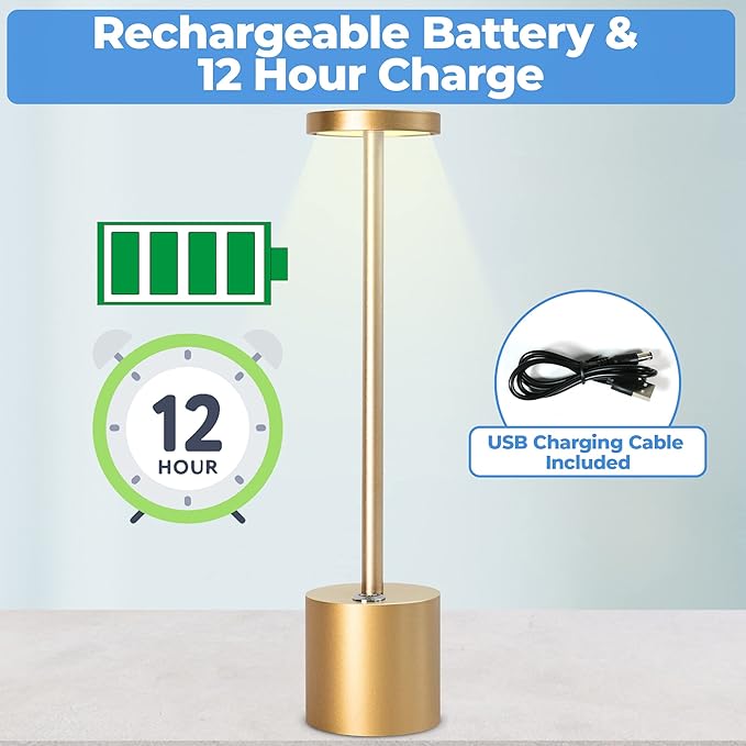 Cordless LED Table Lamp