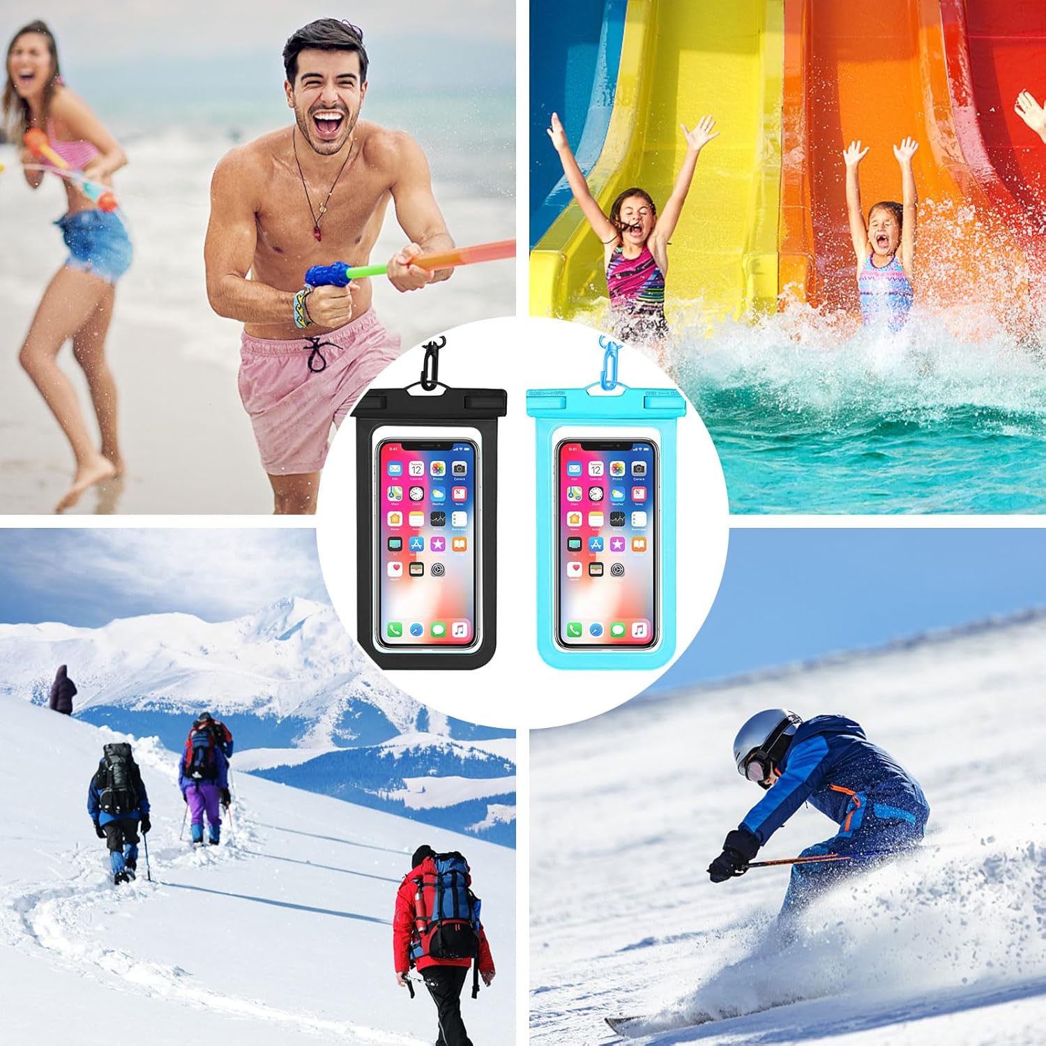 Waterproof Phone Pouch, IPX8 Waterproof Cell
