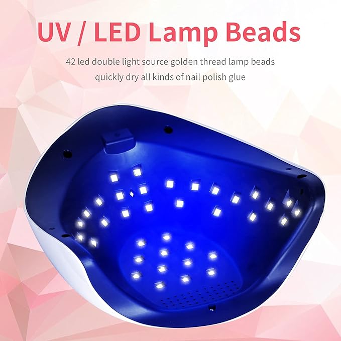 UV LED 168W Nail Lamp - Professional Nail