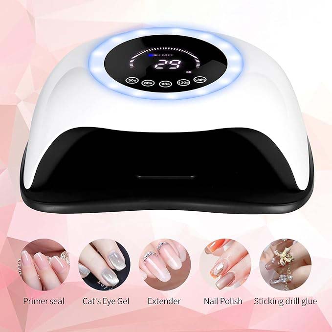 UV LED 168W Nail Lamp - Professional Nail