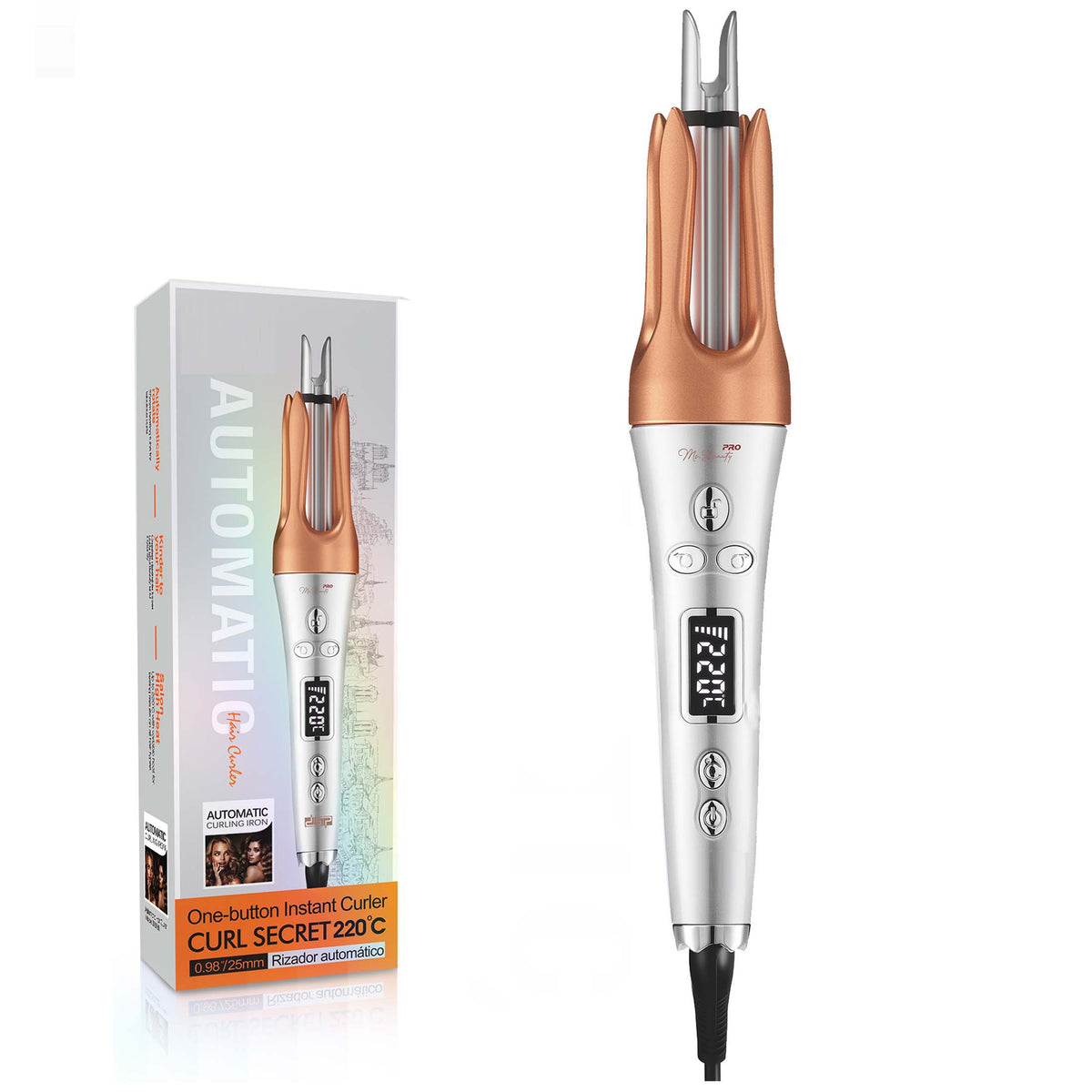 Auto Hair Curler with Ceramic-Aluminum