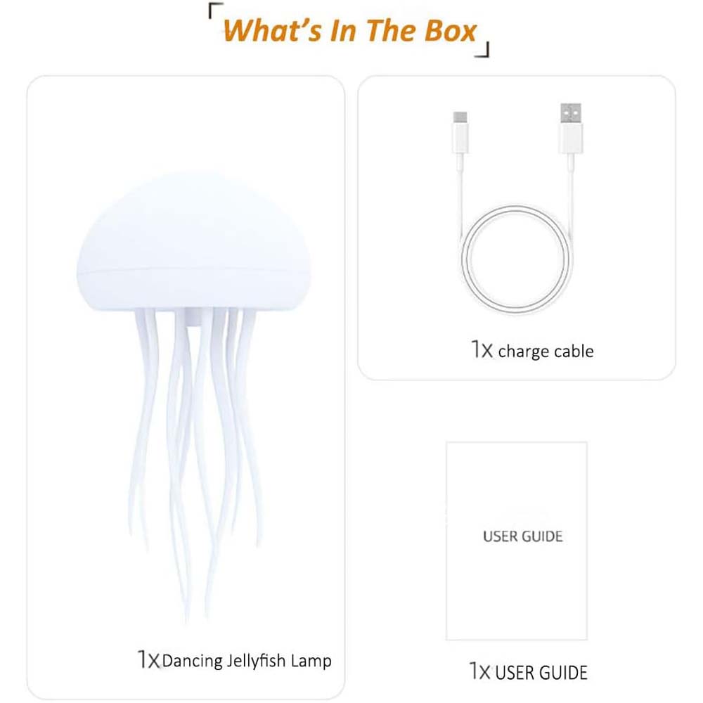 JellyFel Dancing Lamp RGB Rechargeable