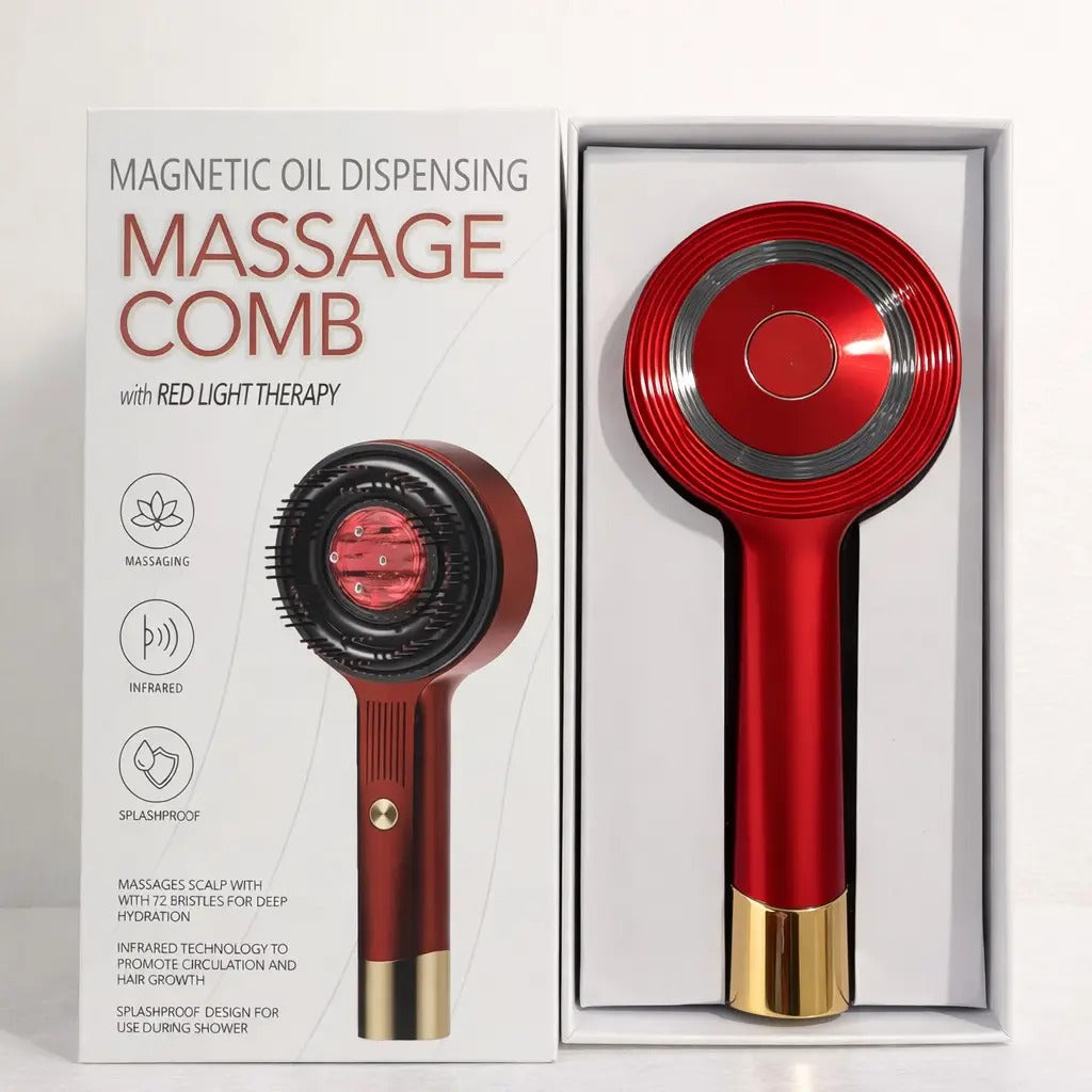 Red Infrared Scalp Massager Comb