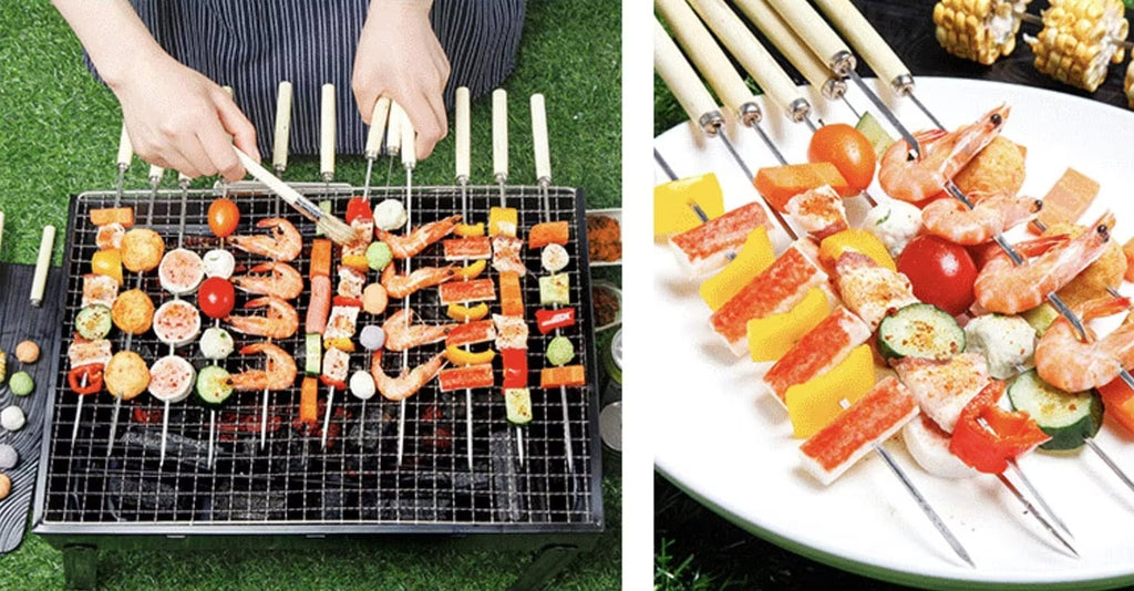 6 Pcs Kebab Skewers | Barbecue Skewers
