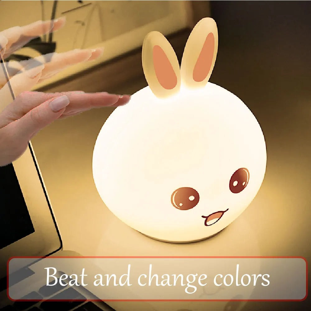 Rabbit Silicone Touch Sensor Night Light