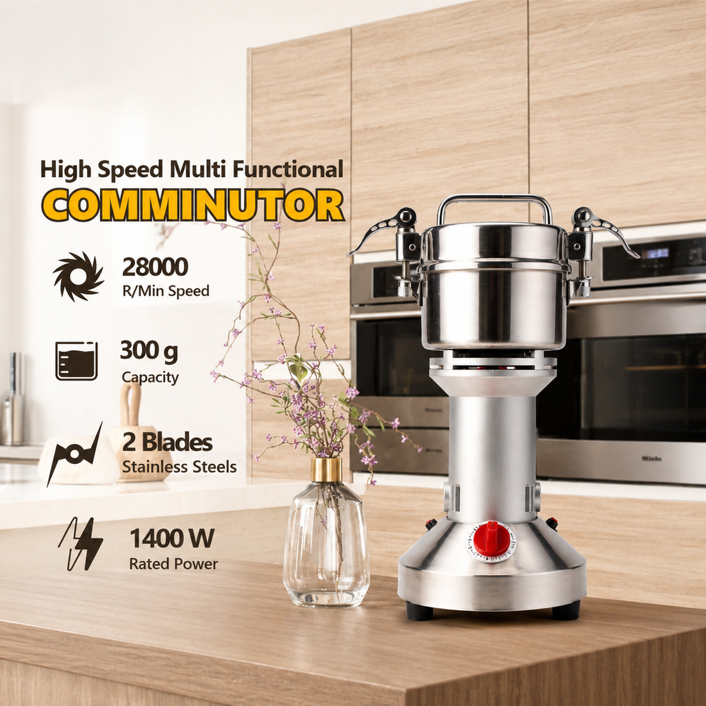 High-Speed Multifunction Electric Grinder 1400W