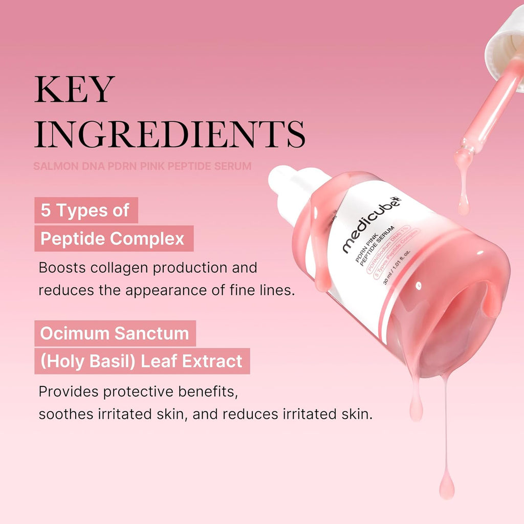 Medicube PDRN Pink Peptide Serum with Niacinamide