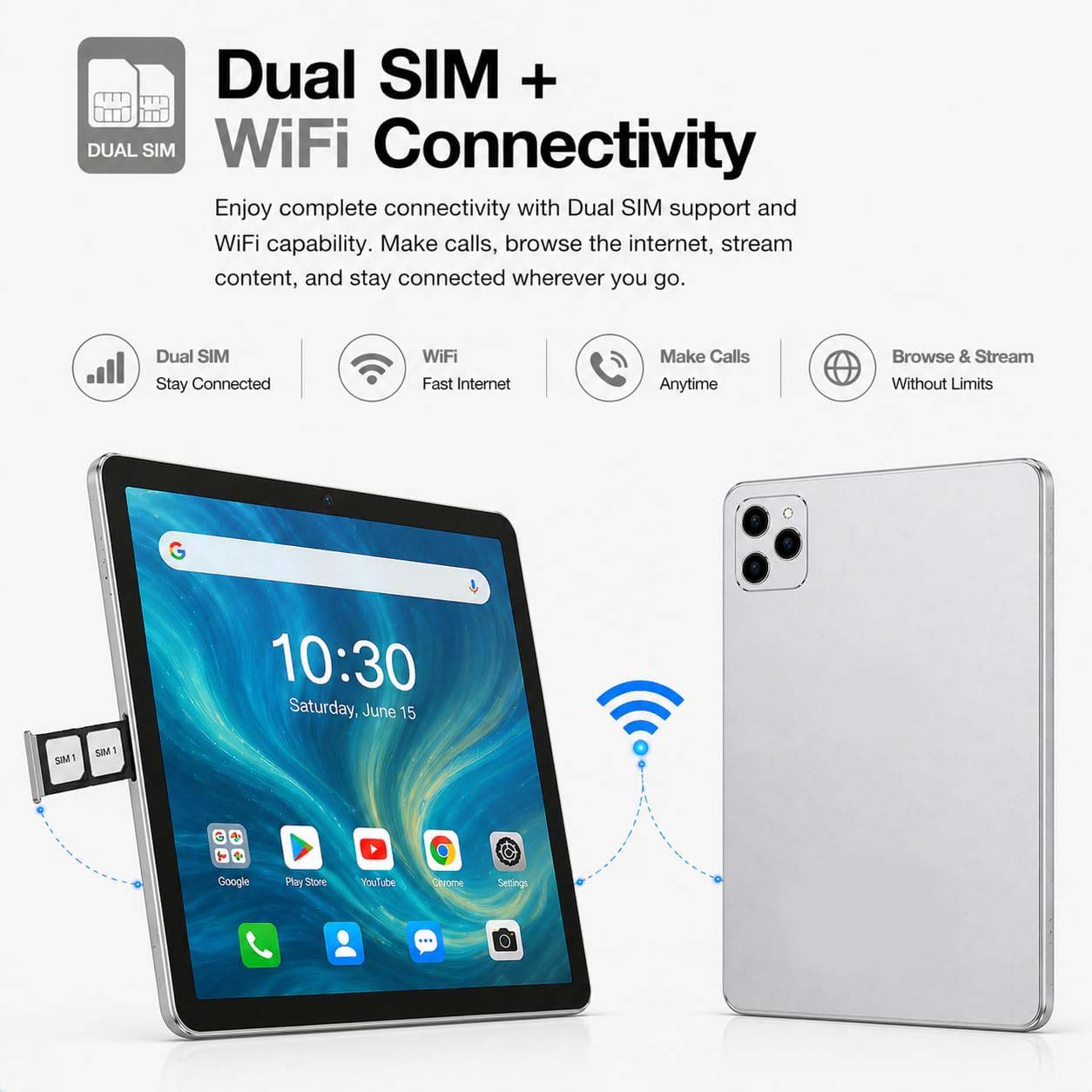 M-129 8-Inch 5G Tablet with 8GB RAM