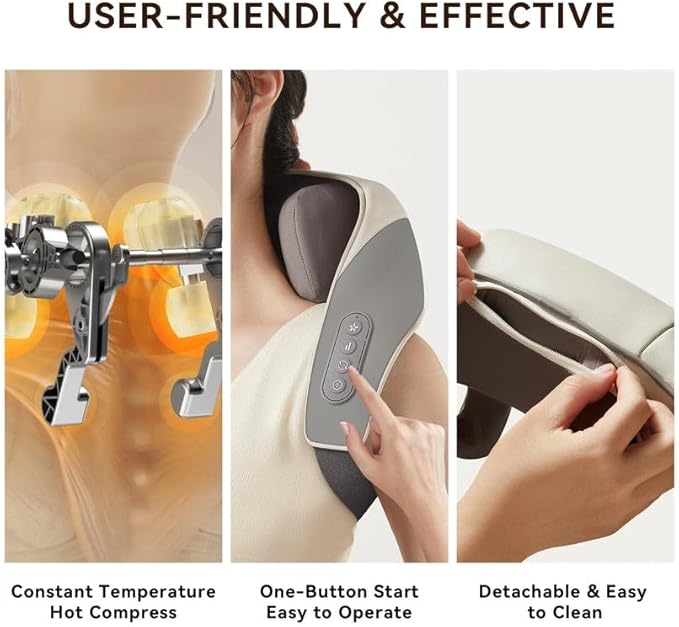 Wireless Back Muscle Relaxing Massage Pillow