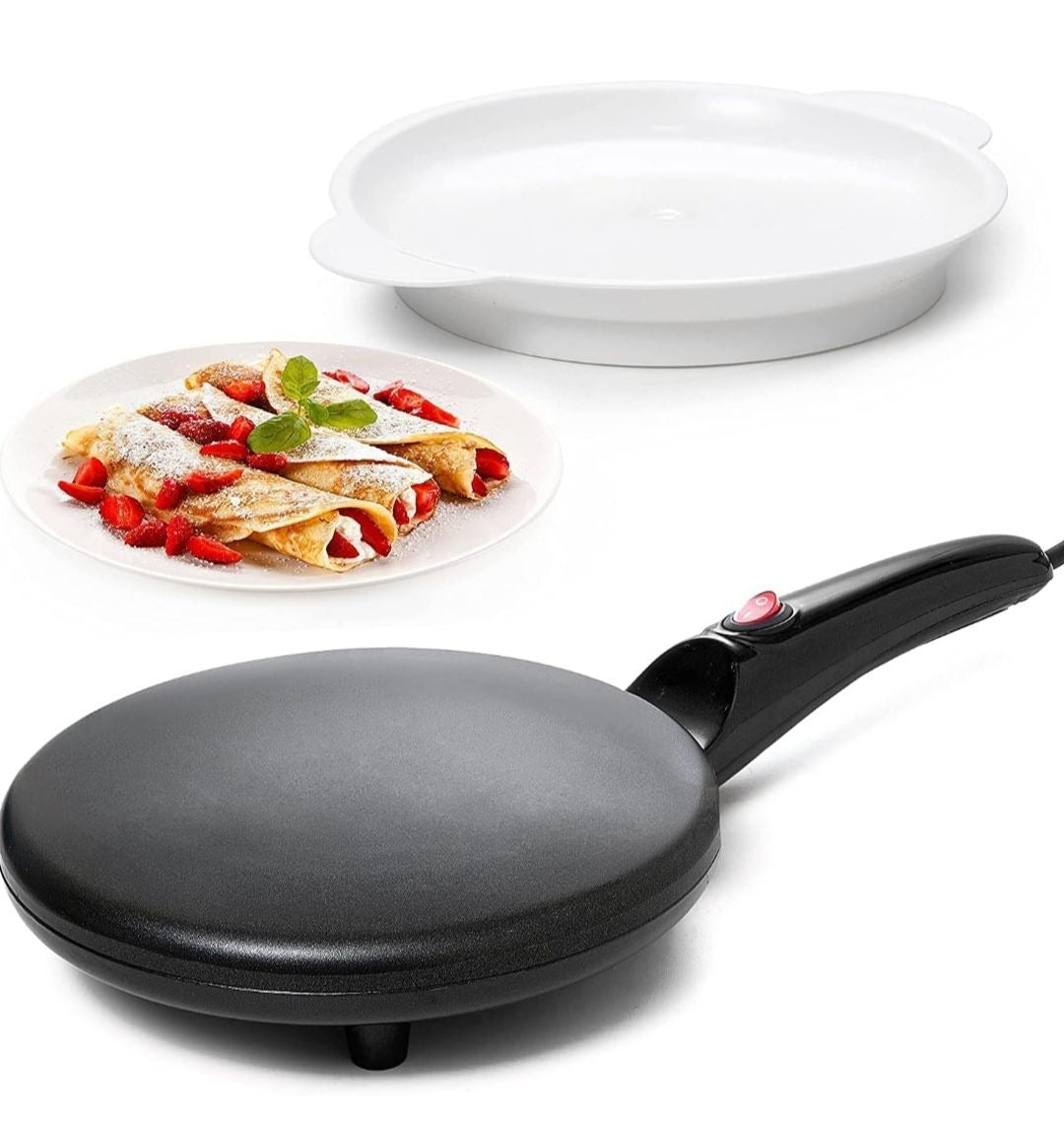 Electric Pancake & Crepe Maker with Auto
