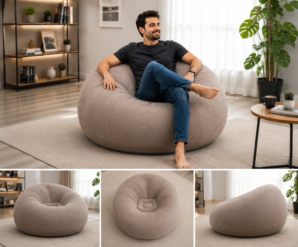 Portable Quick-Inflatable Sofa Chair