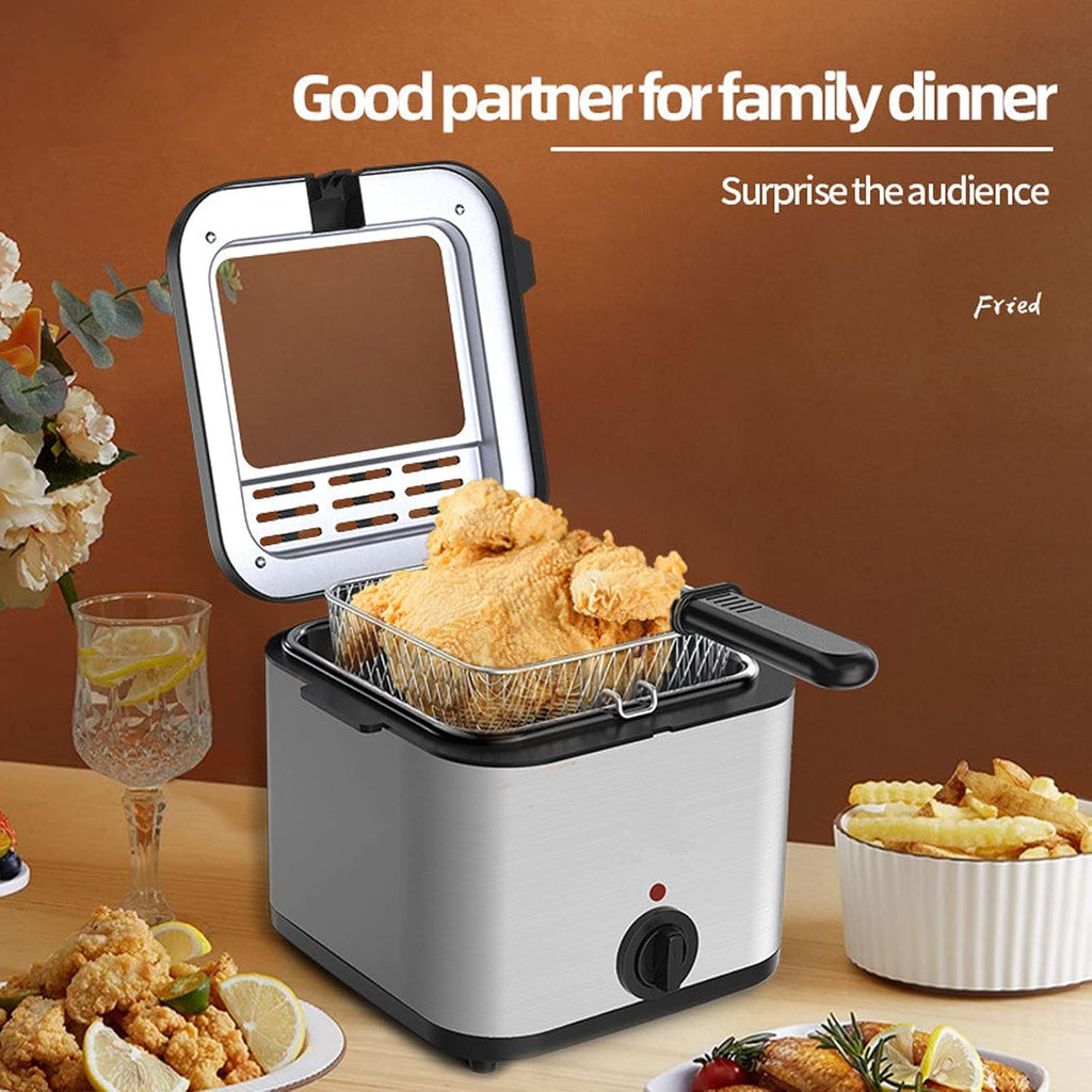 2.5L Electric Deep Fryer with Stainless Steel Body