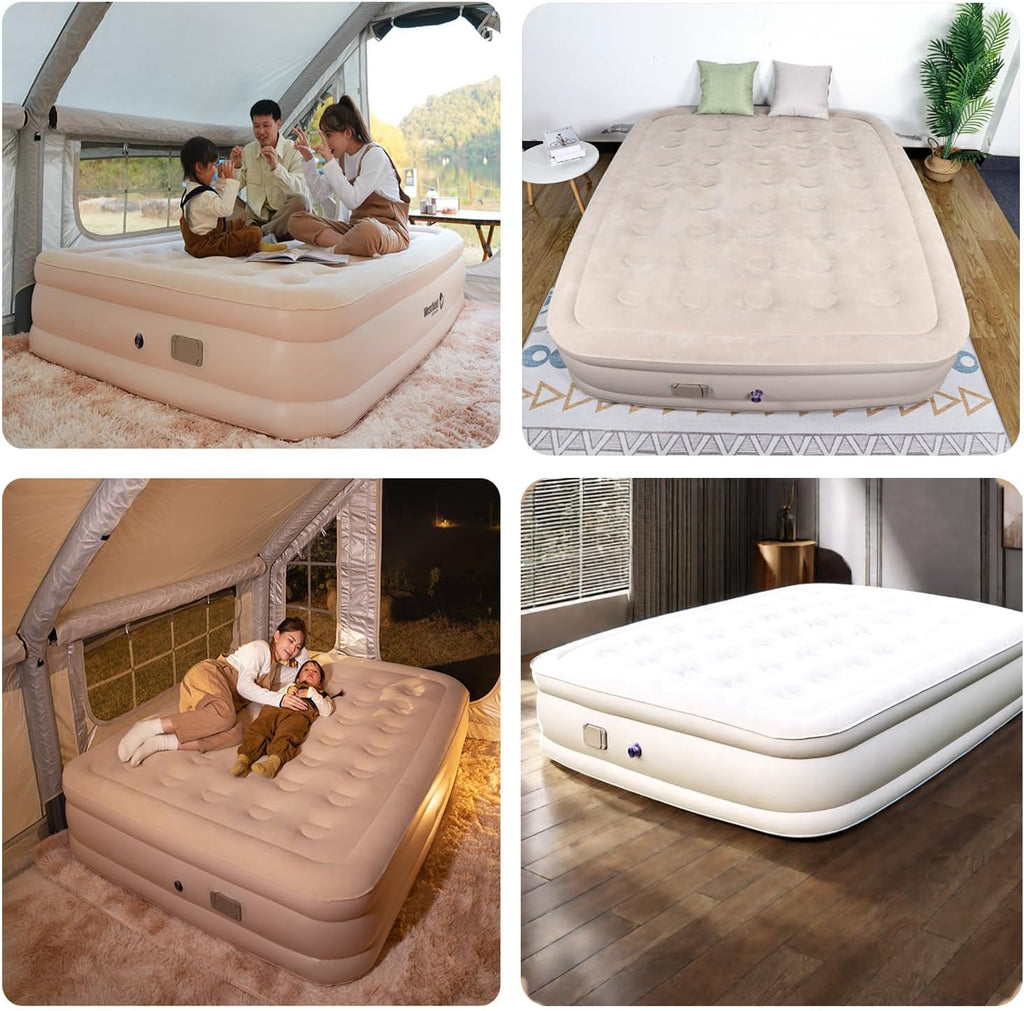 Air Mattress Queen with Built-in Pump
