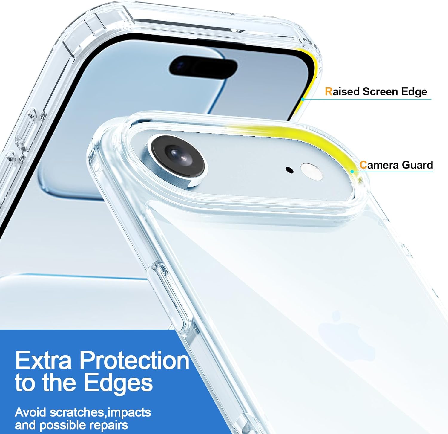 Crystal Clear Case for iPhone 17 Air 6.5"