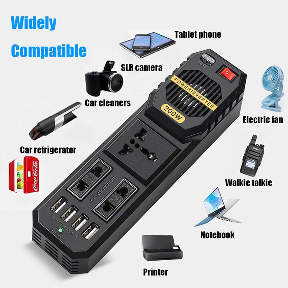 200W Car Power Inverter