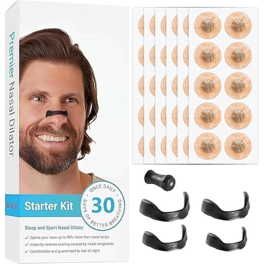 Premium 30 Pairs Anti-Snoring Magnetic Nasal Strips