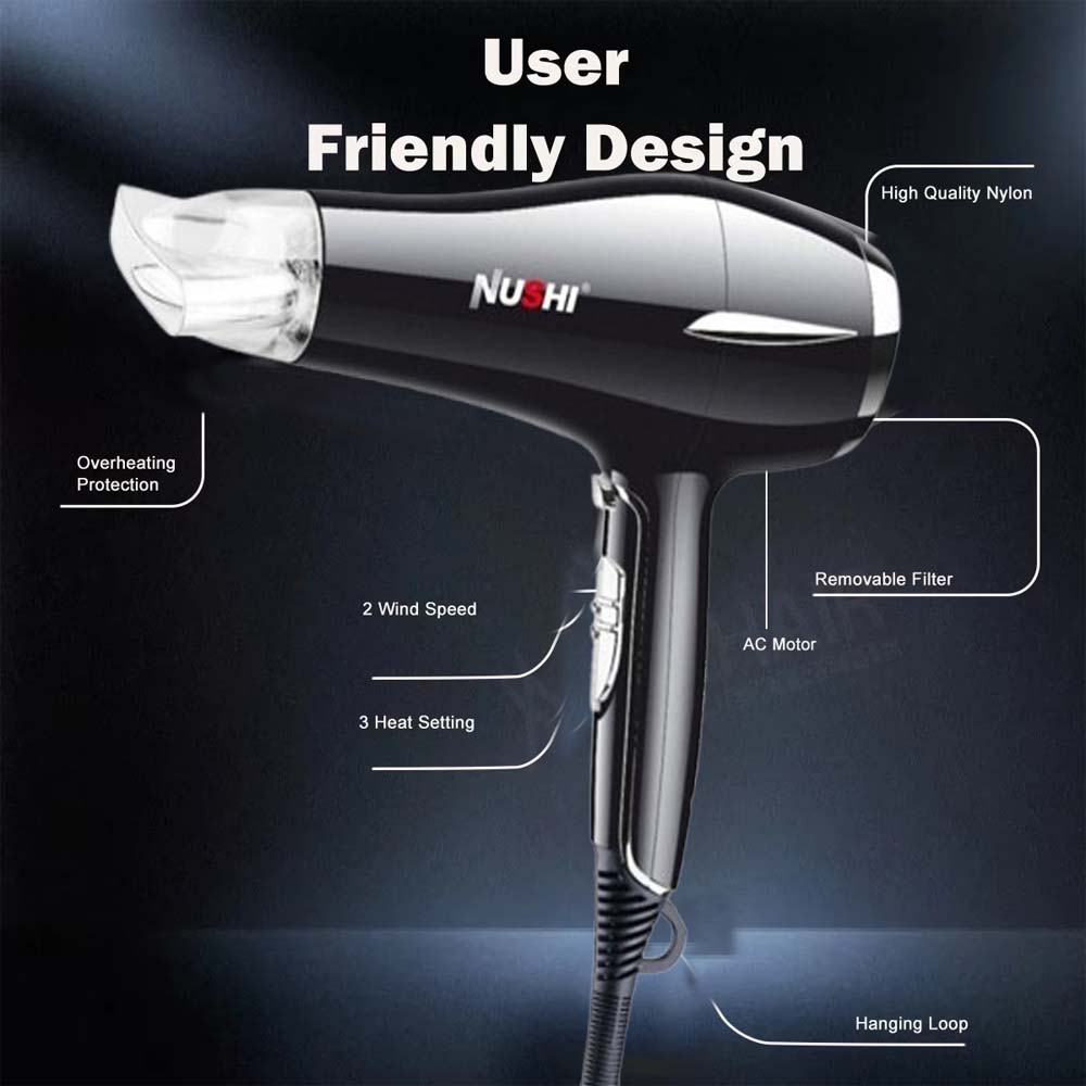 NUSHI NS-2201 Professional Hair Dryer