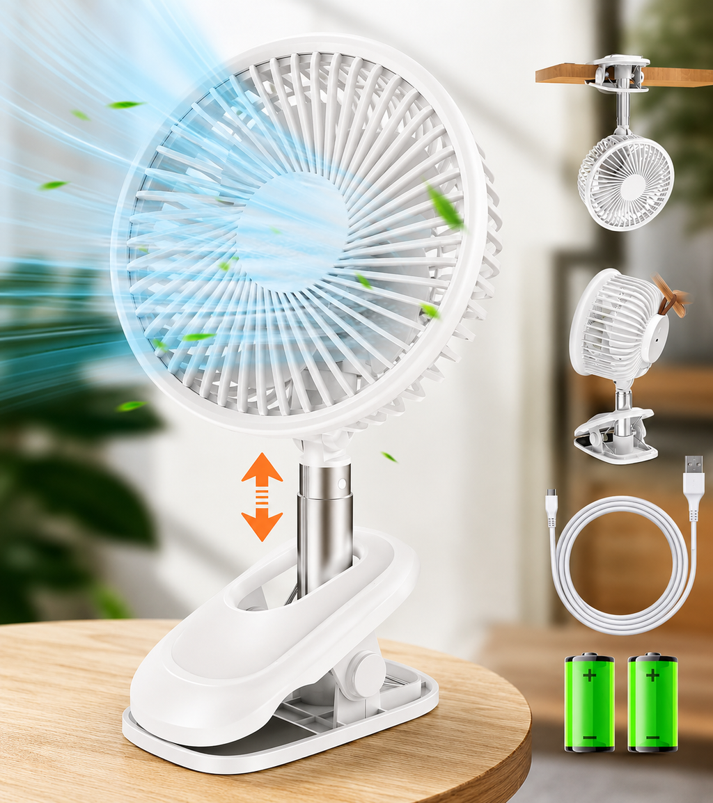 Handheld Rechargeable USB Portable Fan