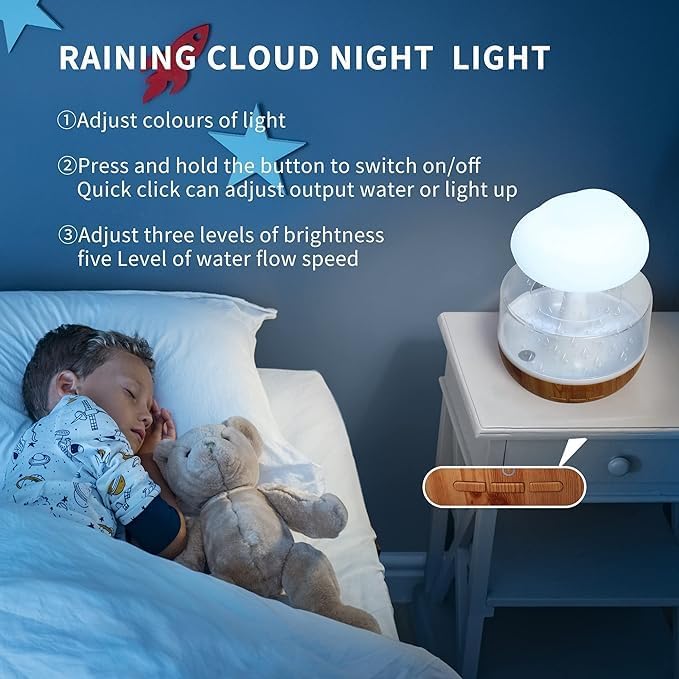 Raining Cloud Night Light Aromatherapy