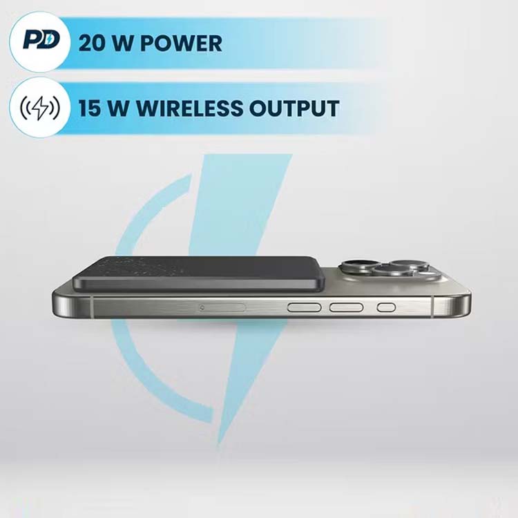 5000mAh MagSafe Power Bank Ultra-Slim