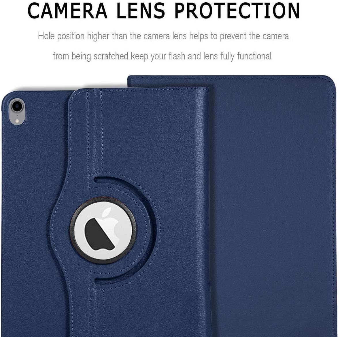 iPad Pro 12.9" Case (2015-2017) - 360° Rotating Wallet Folio with Auto Wake/Sleep