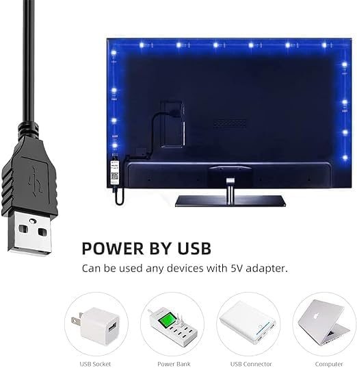 5m Bluetooth LED Strip with USB RGB