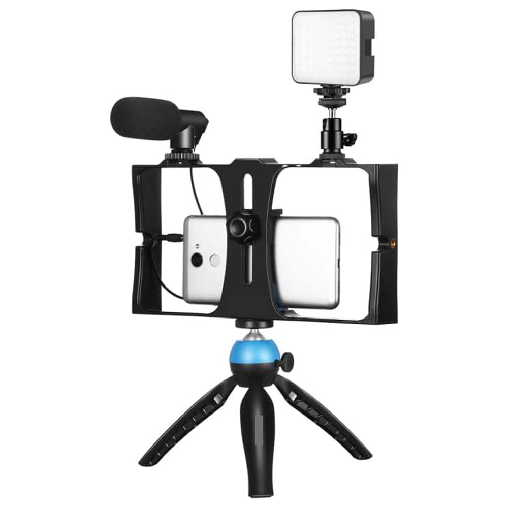 4-in-1 Vlogging Live Broadcast LED Selfie