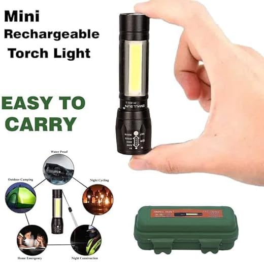 Adjustable Focus Torch Flashlight