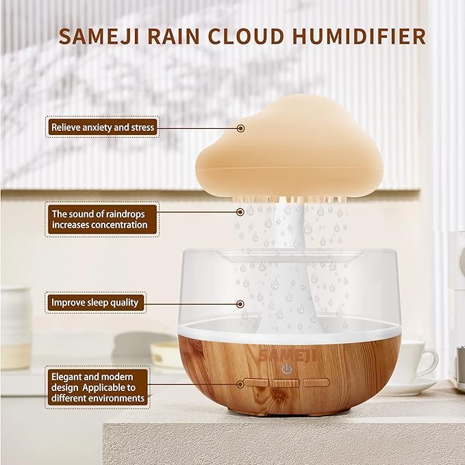 Raining Cloud Night Light Aromatherapy