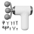 3-Head Mini Portable Massage Gun with 6 Speed Levels